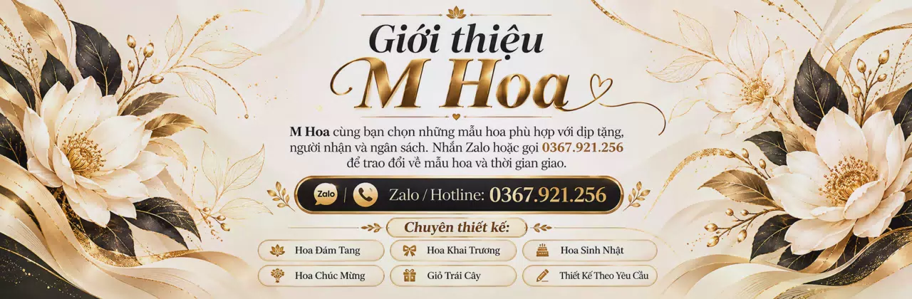 Ảnh bìa Shop hoa tươi Hòa Bình - Một món hoa, nhiều điều muốn nói